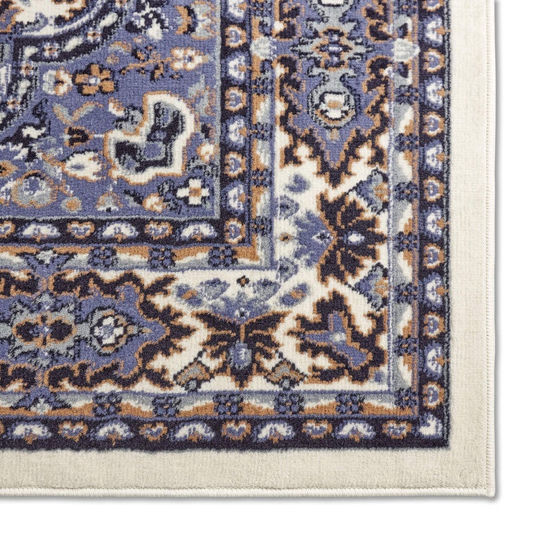 Home Dynamix Premium Sakarya Traditional Medallion Border Area Rug, Porcelain, 1'9"x7'2" Runner - Image 4